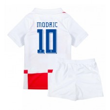 Kroatia Luka Modric #10 Hjemmedraktsett Barn EM 2024 Kortermet (+ korte bukser)